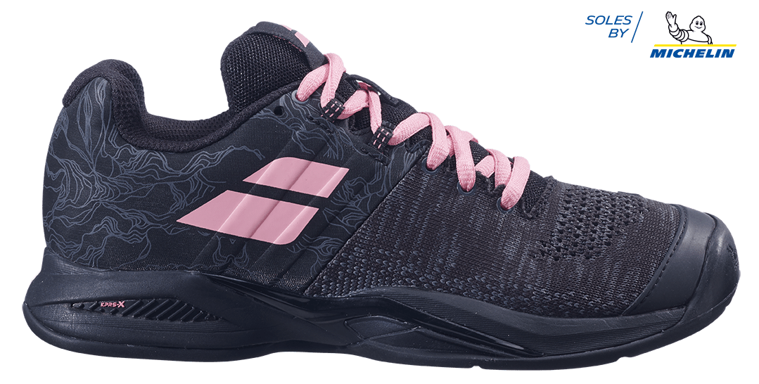 Babolat W Propulse Blast Clay black/geranium pink 1