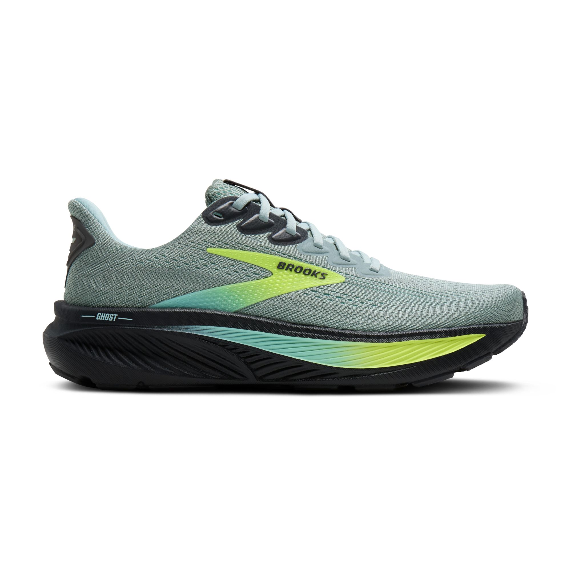Brooks Ghost 17 gray mist/yucca/nightlife 1