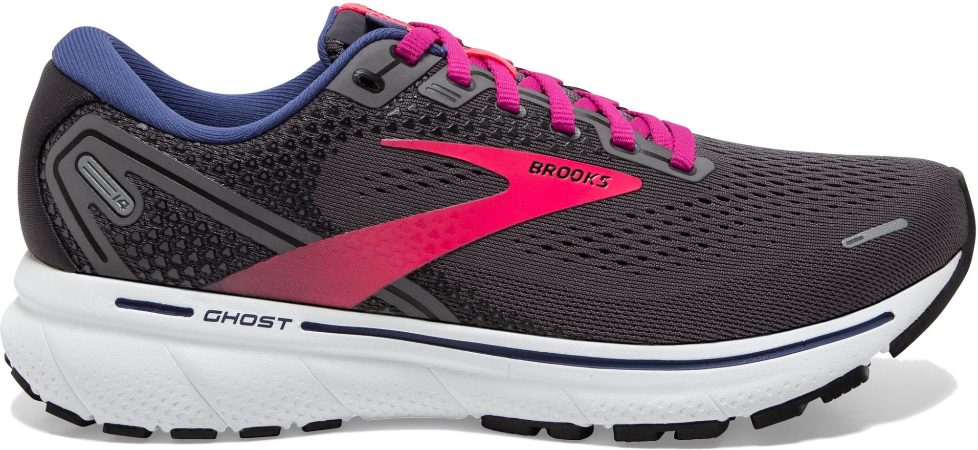 Brooks W Ghost 14 pearl/black/pink black 1