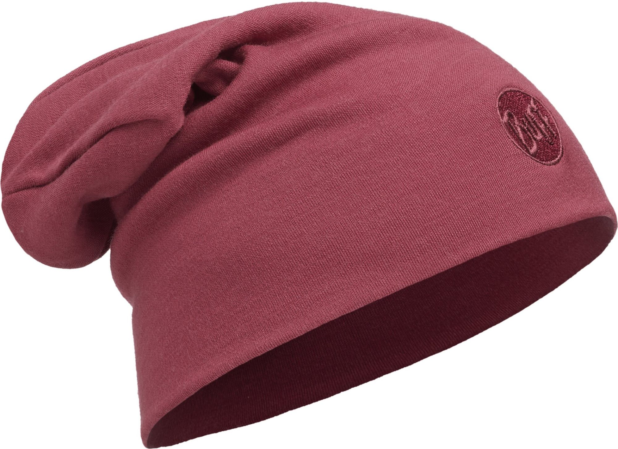 Buff Merino Heavyweight Beanie melange tibetan red 1