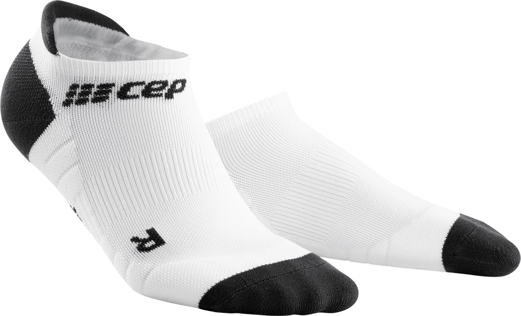 Cep No Show Socks 3.0 white/dark grey dark grey 1