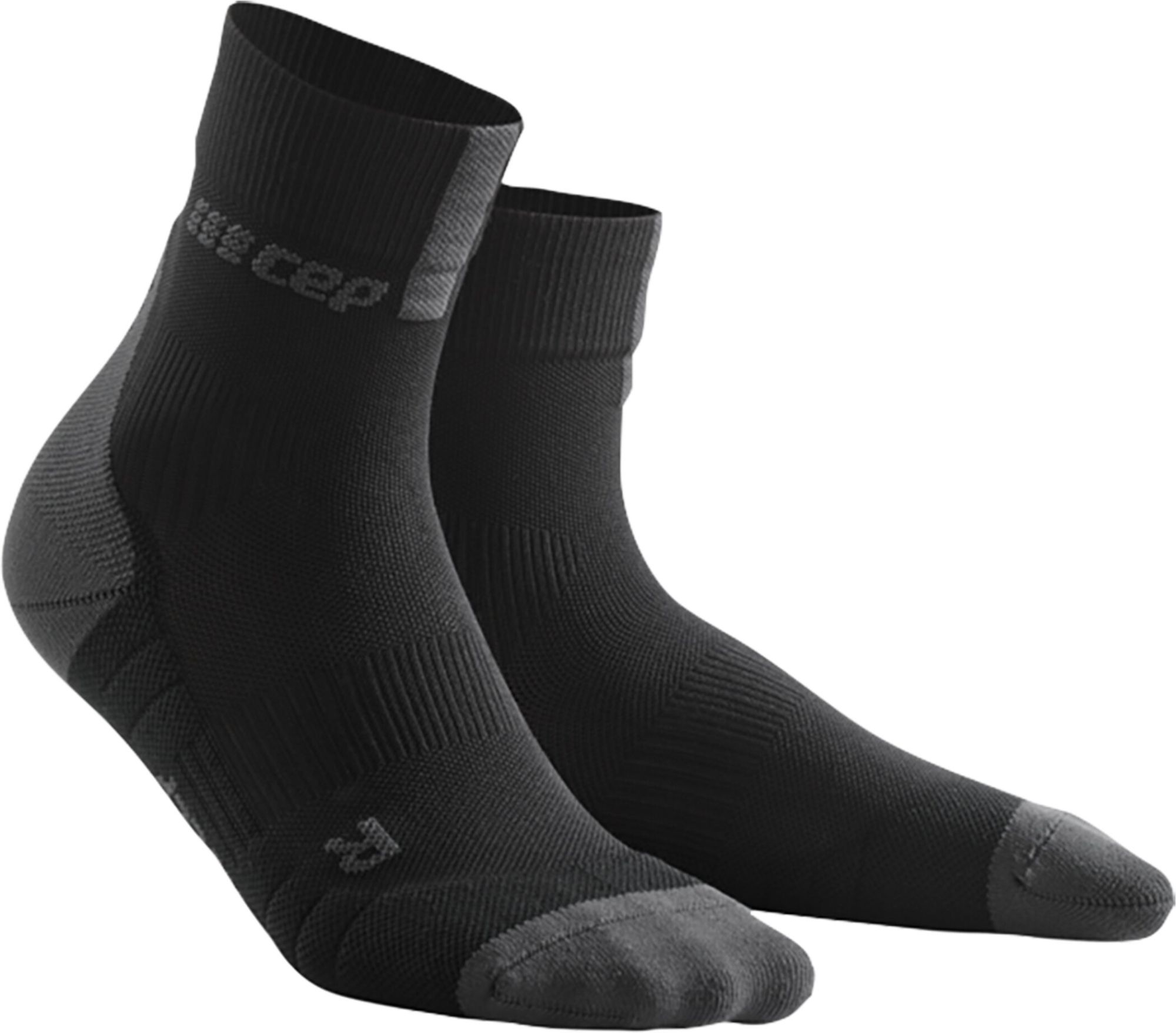 Cep W Compression Short Socks 3.0 black/dark grey dark grey 1