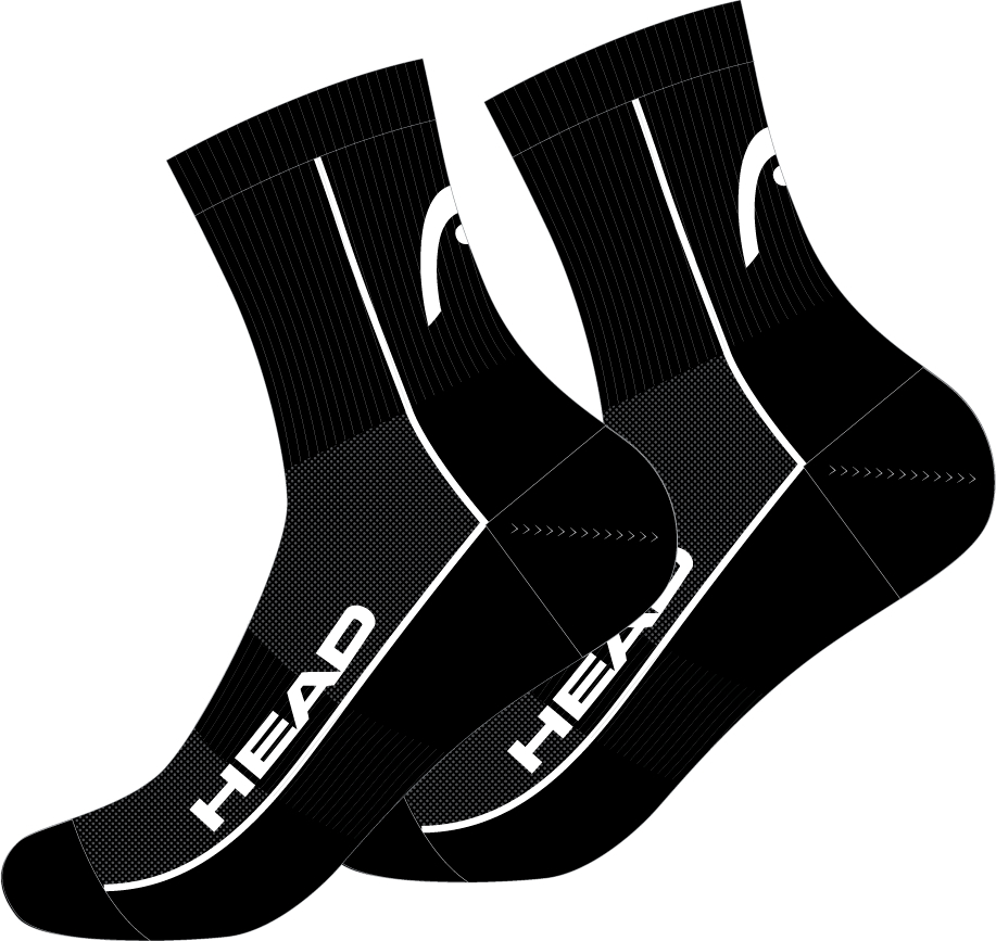 Head Performance Short Crew Socks Tennis 2er-Pack white white 1