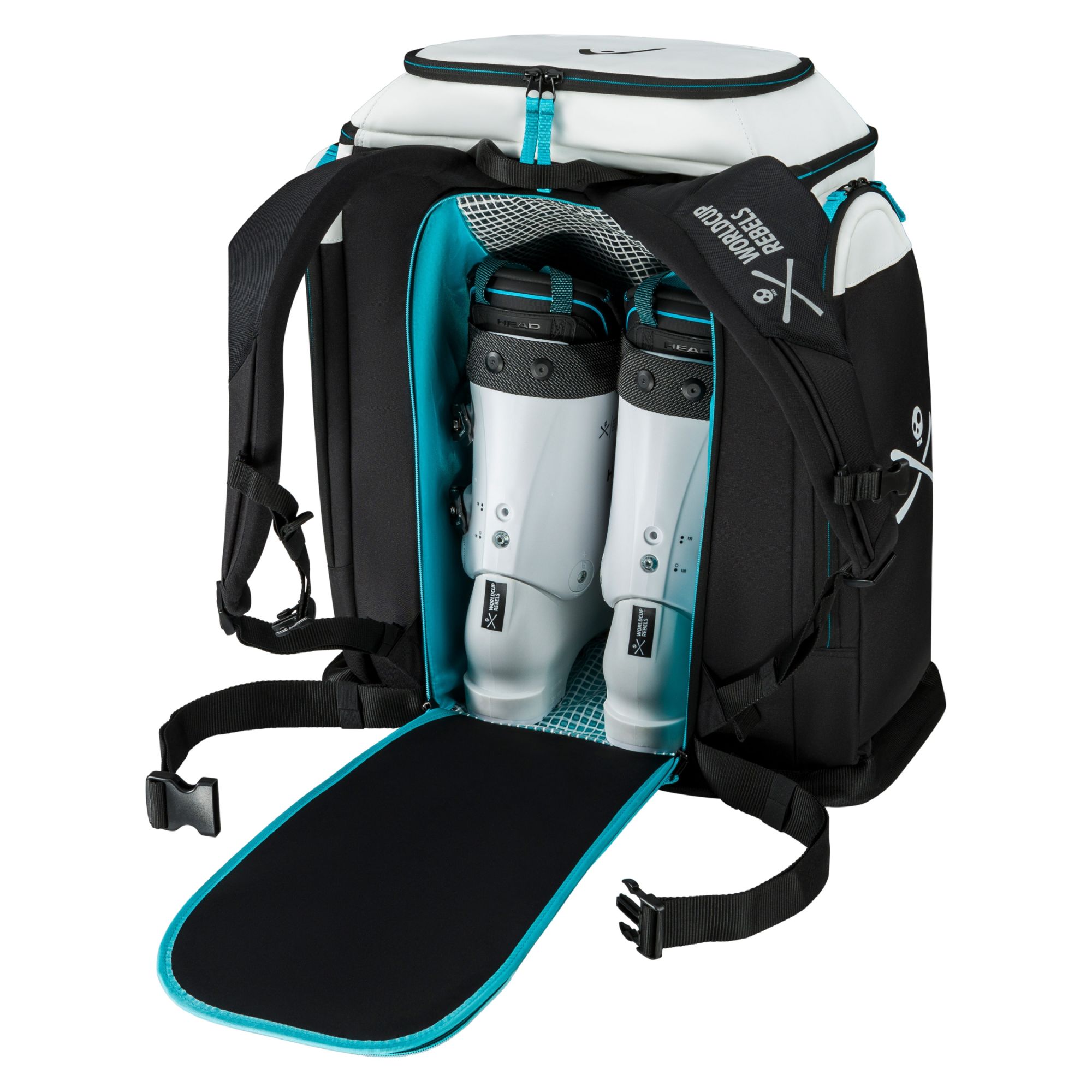 Head Rebels Racing Backpack S black/white 1