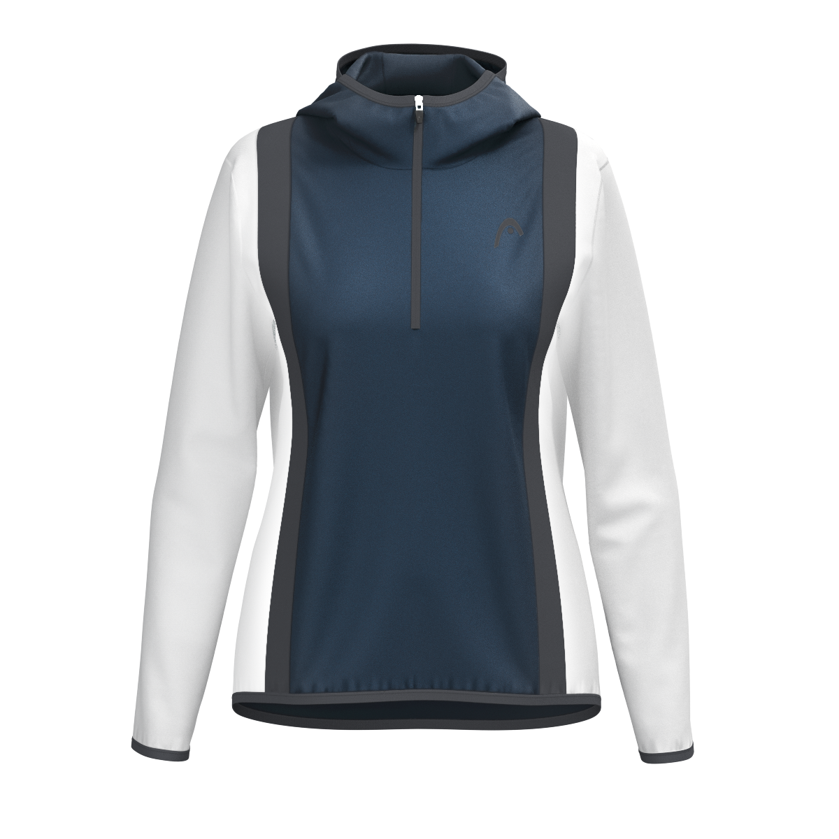 Head W CLUB 25 Tech Hoodie navy/white white 1