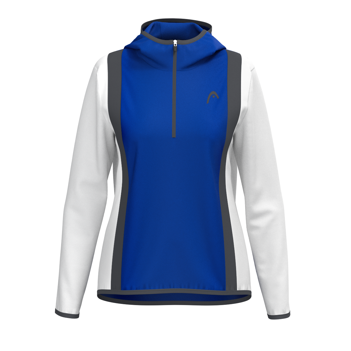 Head W CLUB 25 Tech Hoodie royal/white white 1