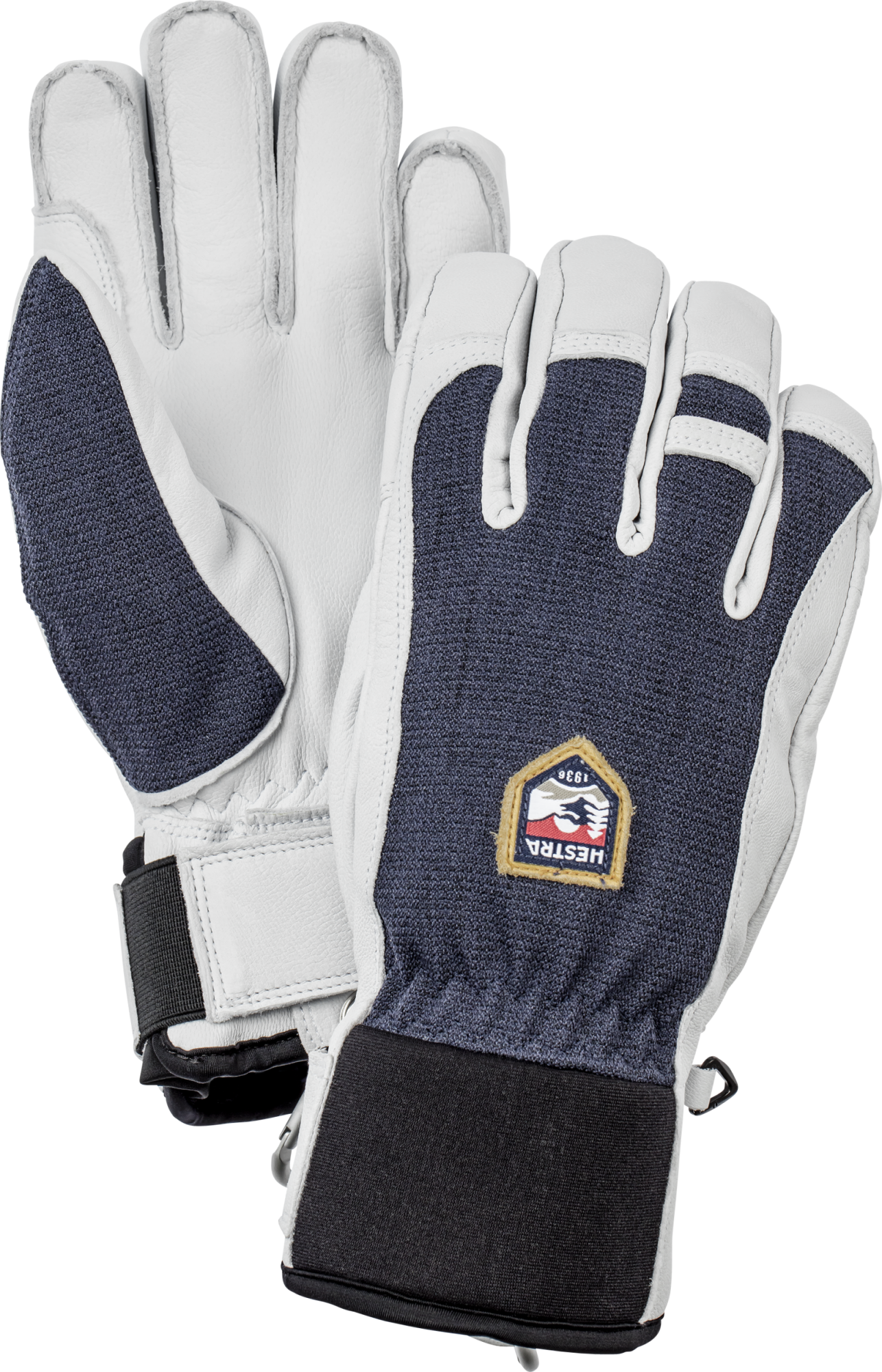 Hestra Army Leather Patrol 5-Finger navy 1