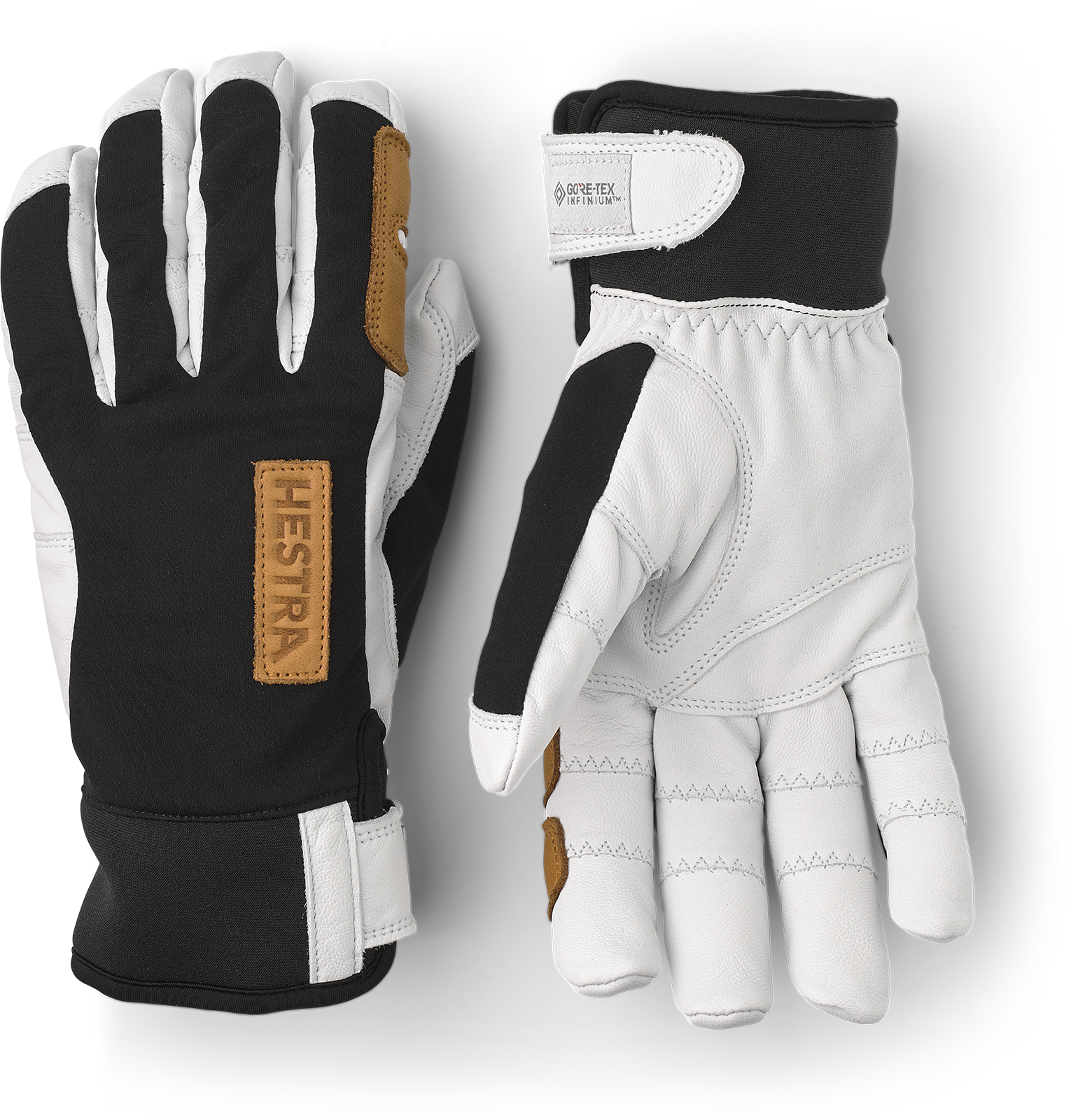 Hestra Ergo Grip Active Wool Terry 5-Finger black/offwhite black 1