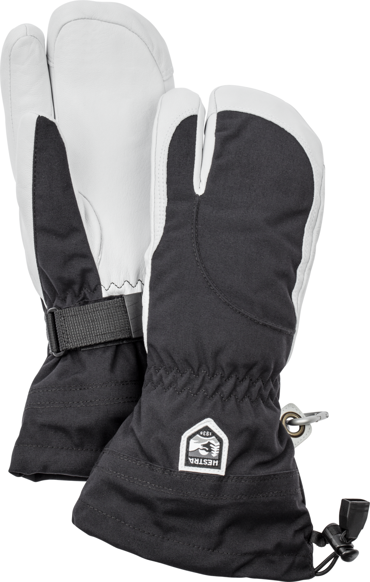 Hestra W Heli Ski 3-Finger black/offwhite 1