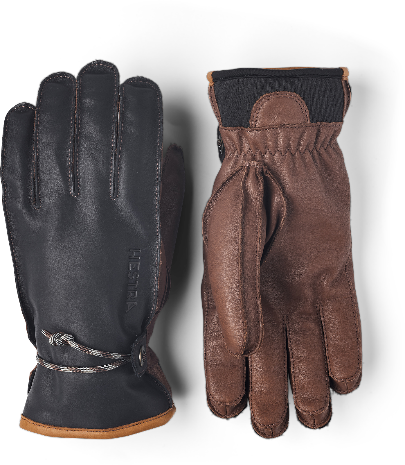 Hestra Wakayama 5-Finger navy/brown brown 1