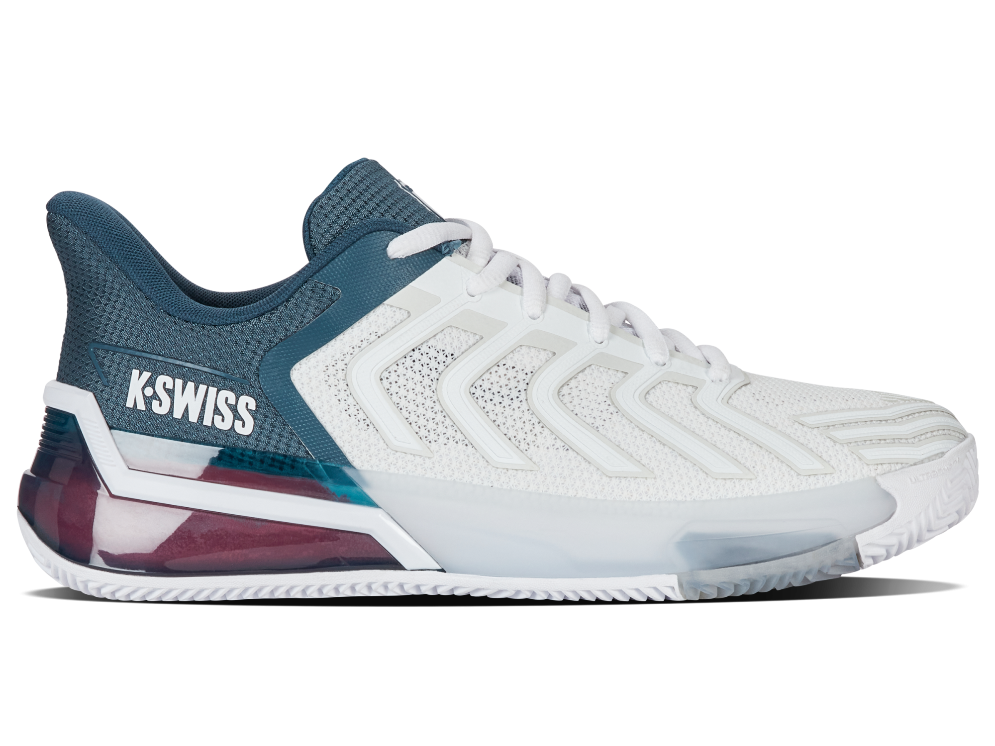 K-Swiss Ultrashot 4 Clay white/stargazer/neon blaze Blaze 1