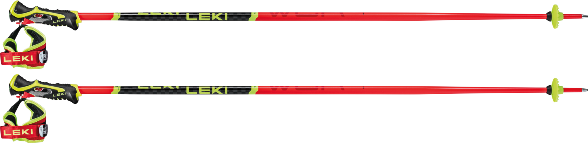 Leki WCR TBS SL 3D bright red/black/neon yellow red/black 1