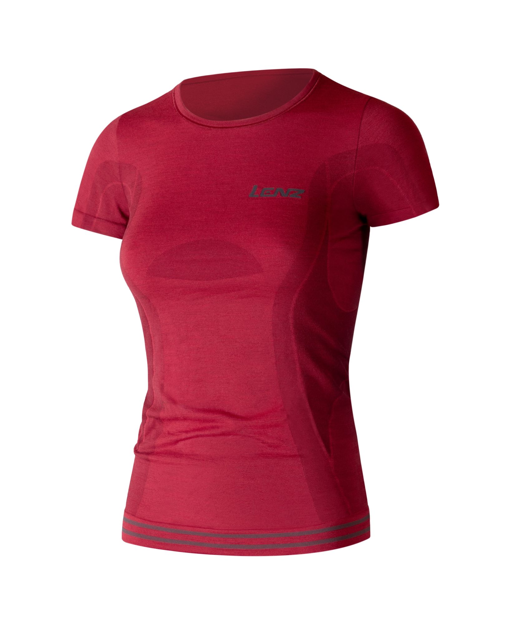 Lenz W Performance Wear 6.0 T-Shirt Round Neck dark red 1