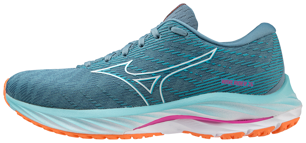 Mizuno W Wave Rider 26 antigua sand/white/light orange orange 1