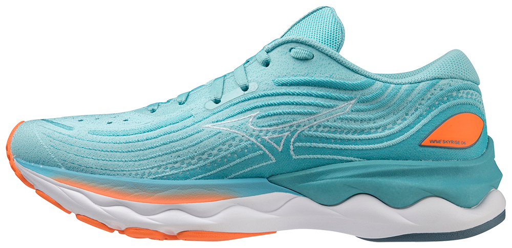 Mizuno W Wave Skyrise 4 antigua sand/white/light orange orange 1