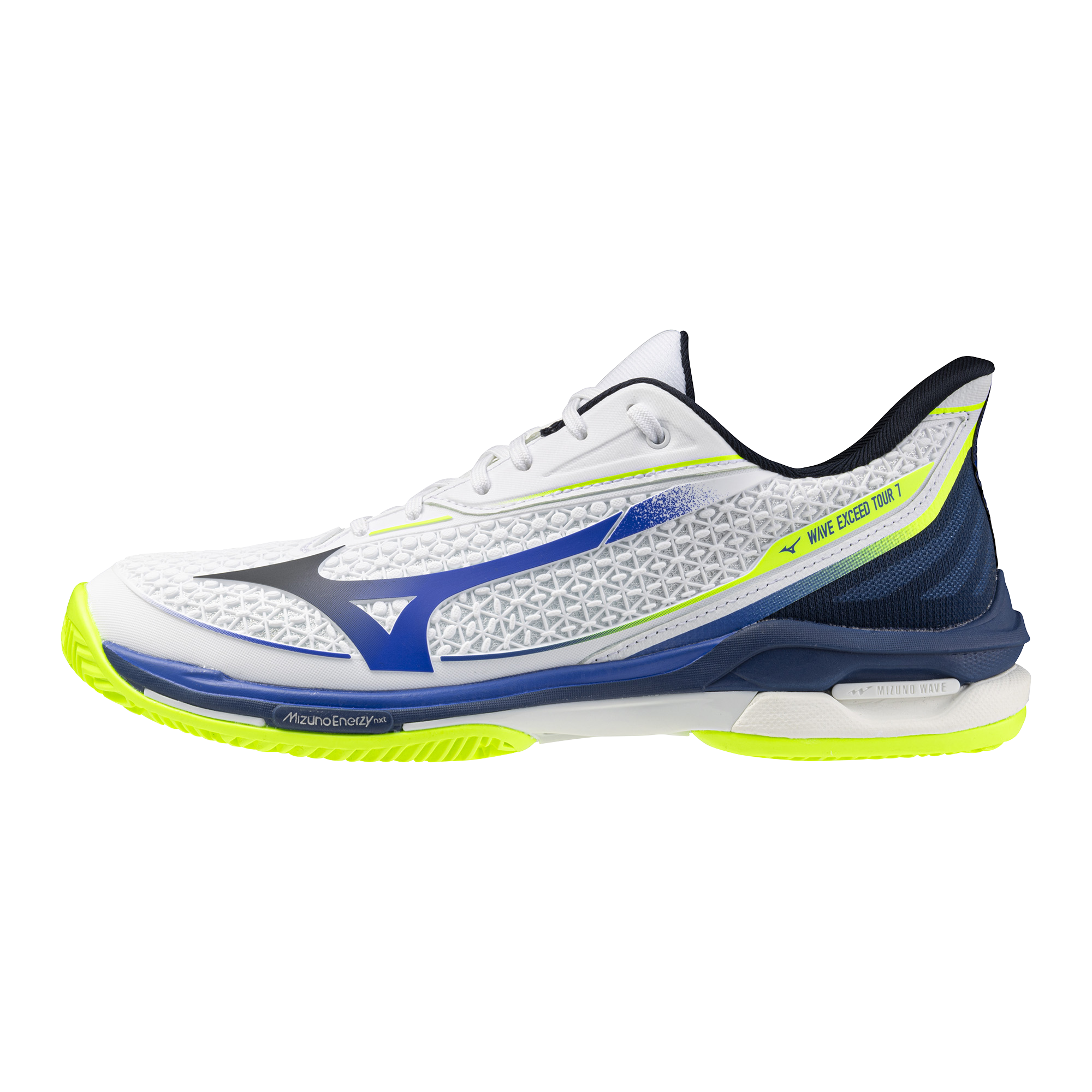 Mizuno Wave Exceed Tour 7 CC white/dazzling blue/yellow 1