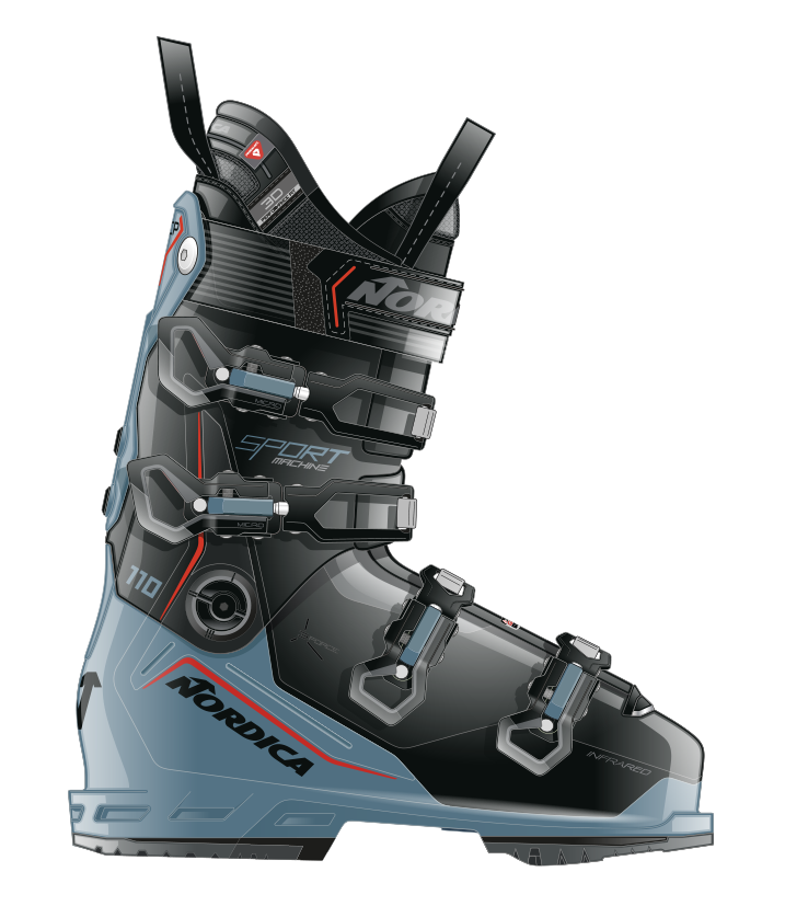 Nordica Sportmachine 3 110 GW black/avio/red 1