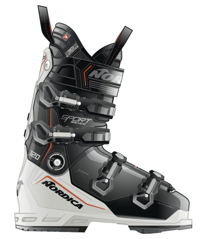 Nordica Sportmachine 3 120 GW black/grey/red 1
