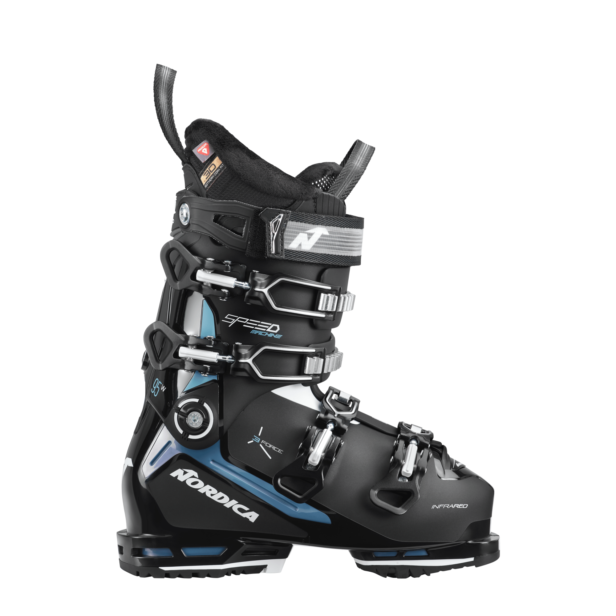 Nordica W Speedmachine 3 95 GW black/lightblue/white lightblue 1