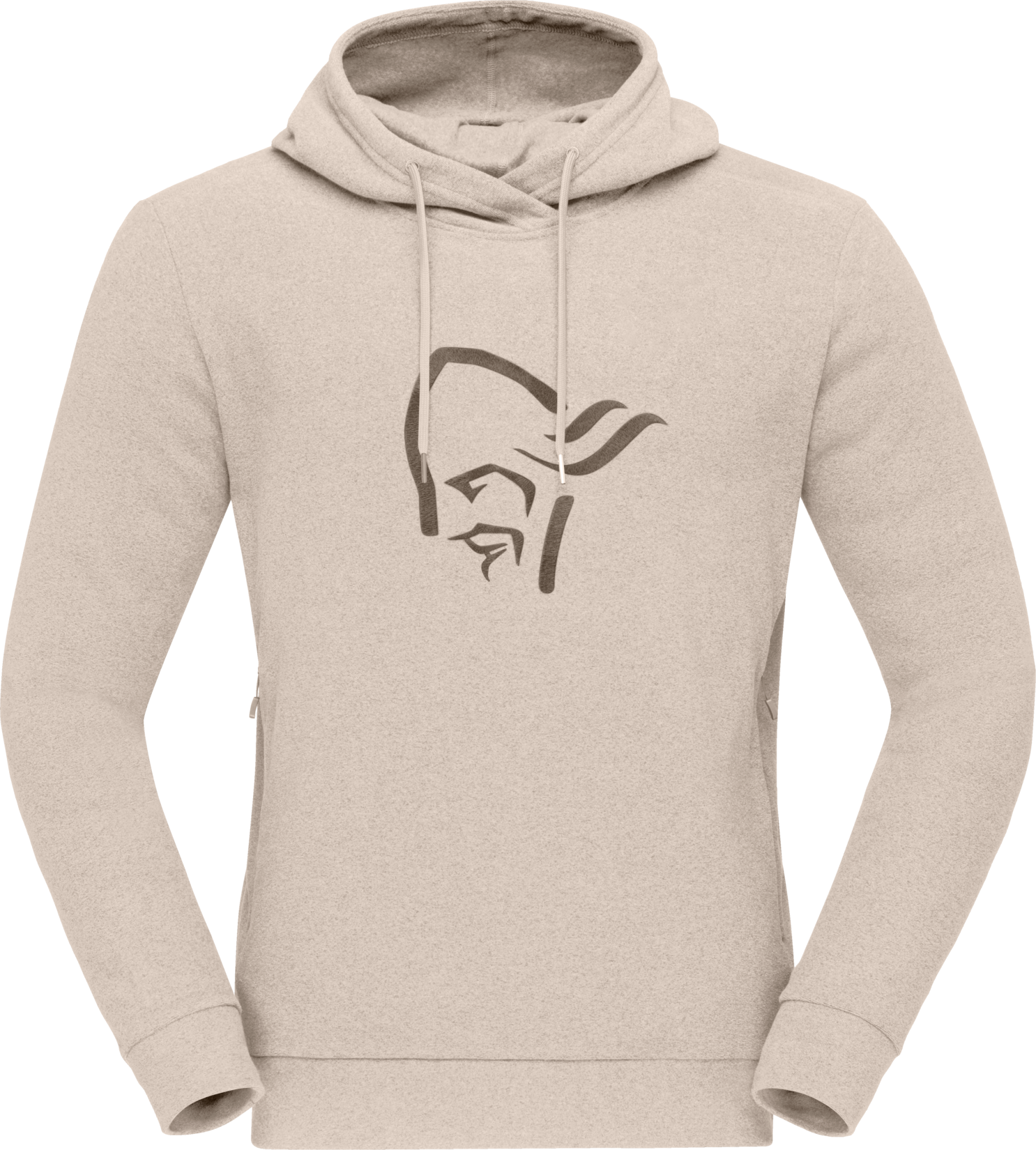 Norrona Femund Warm2 Hood pure cashmere cashmere 1