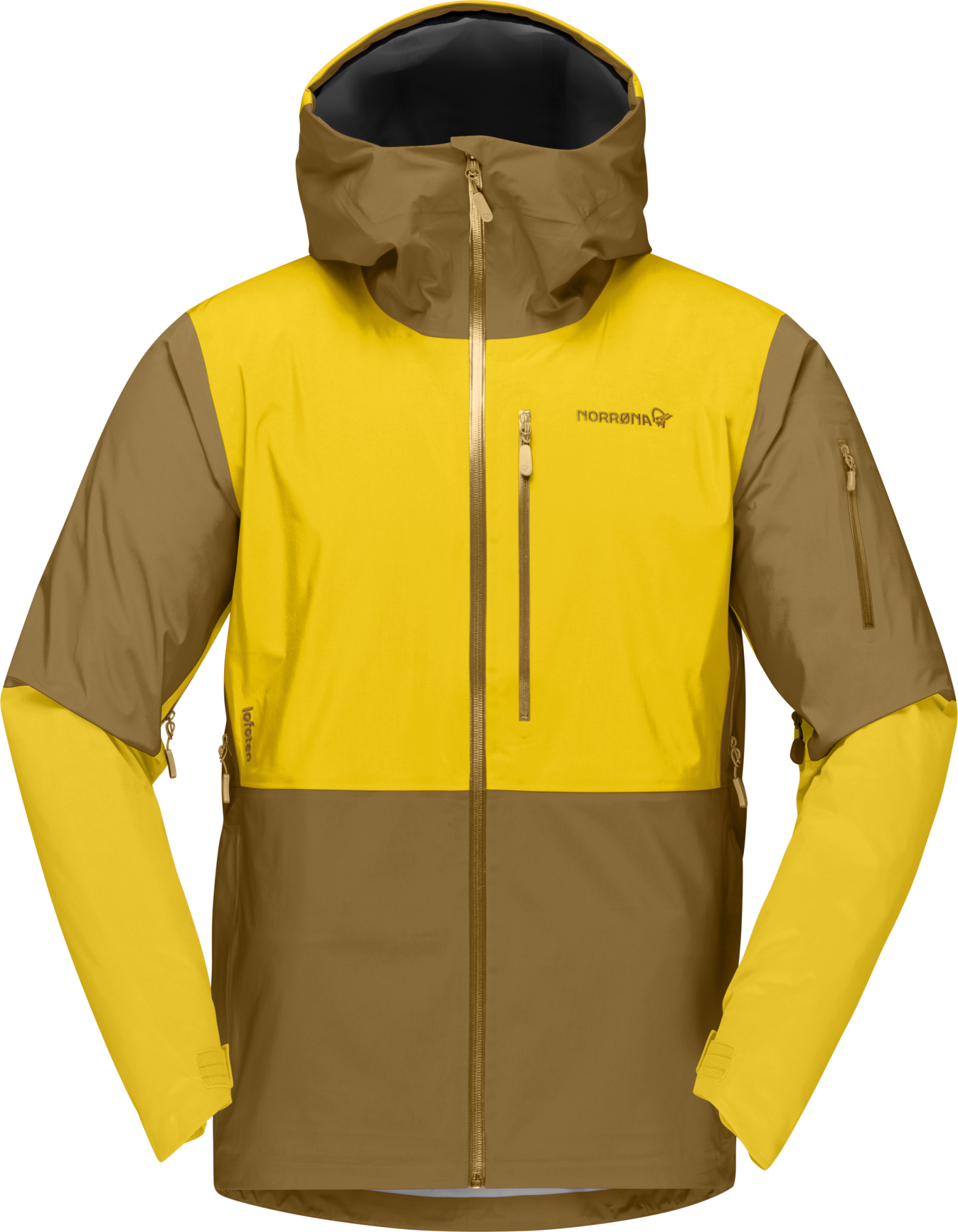 Norrona Lofoten GTX Jacket sulphur/camalflage sulphur 1