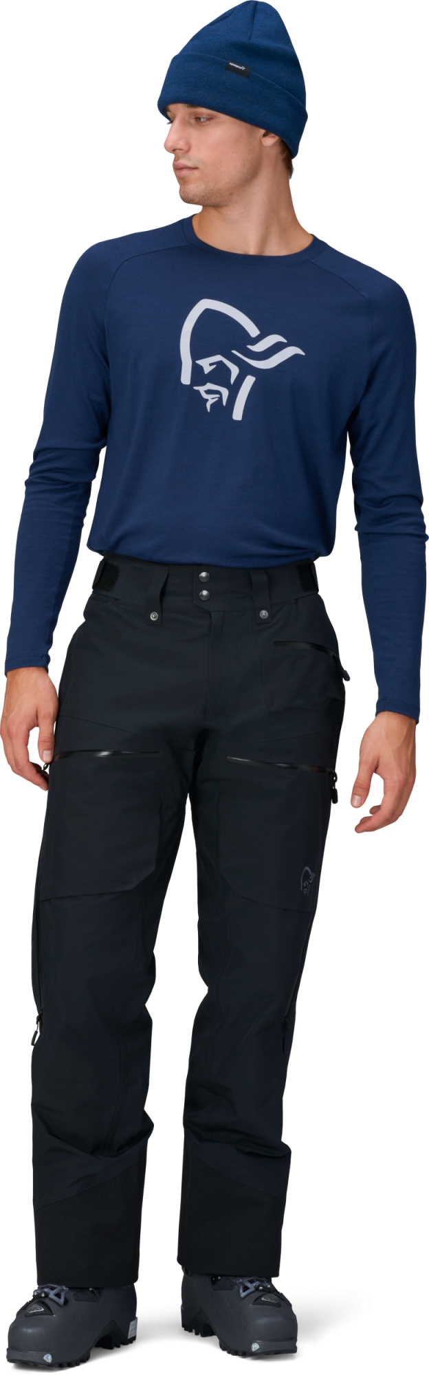 Norrona Lofoten GTX Insulated Pants caviar black 1