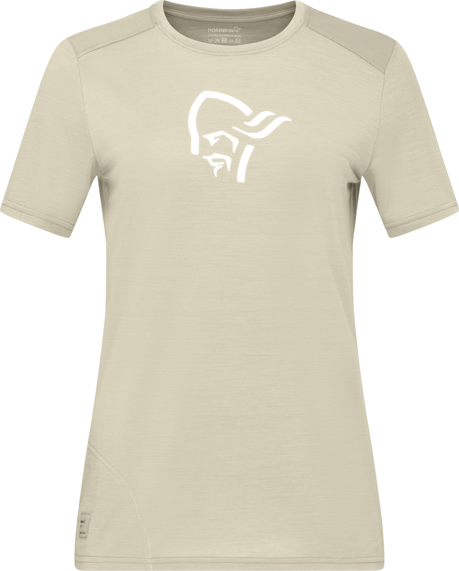 Norrona W Femund Equaliser Merino T-Shirt pure cashmere cashmere 1