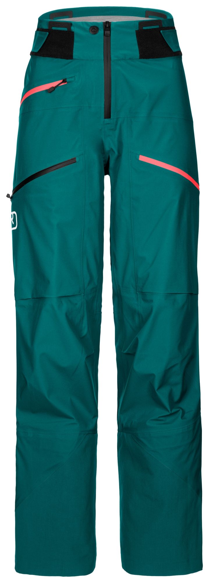 Ortovox W 3L Deep Shell Pants pacific green green 1