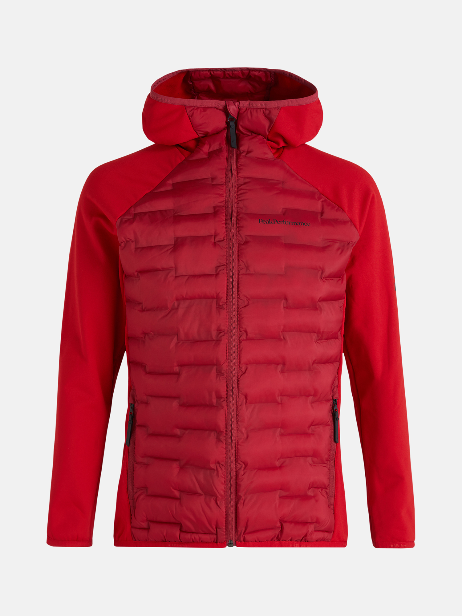 Peak Performance Argon Hybrid Hood Jacket rogue red red 1