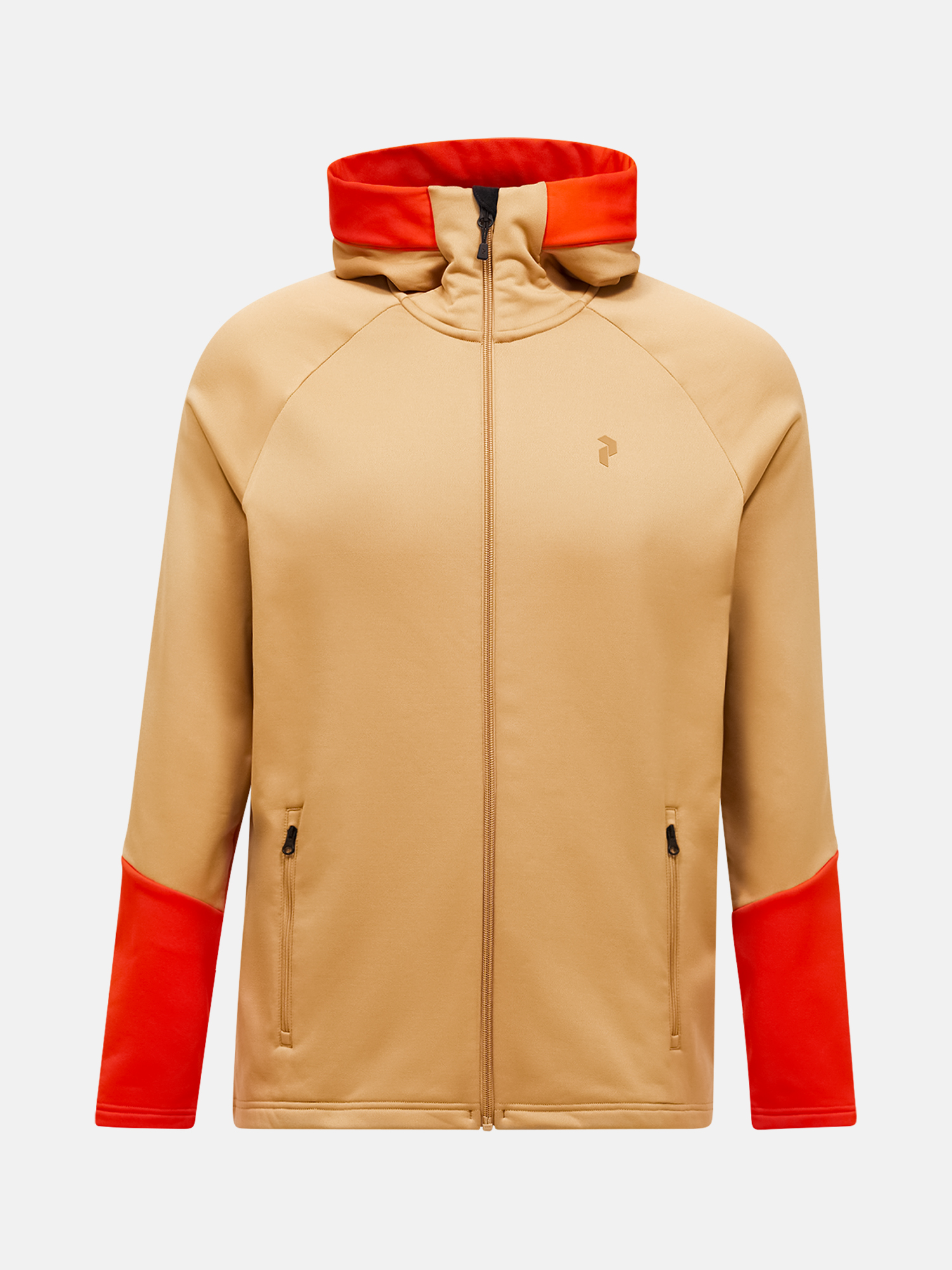 PeakPerformance Rider Essential Zip Hood sierra sand/solar burst 1