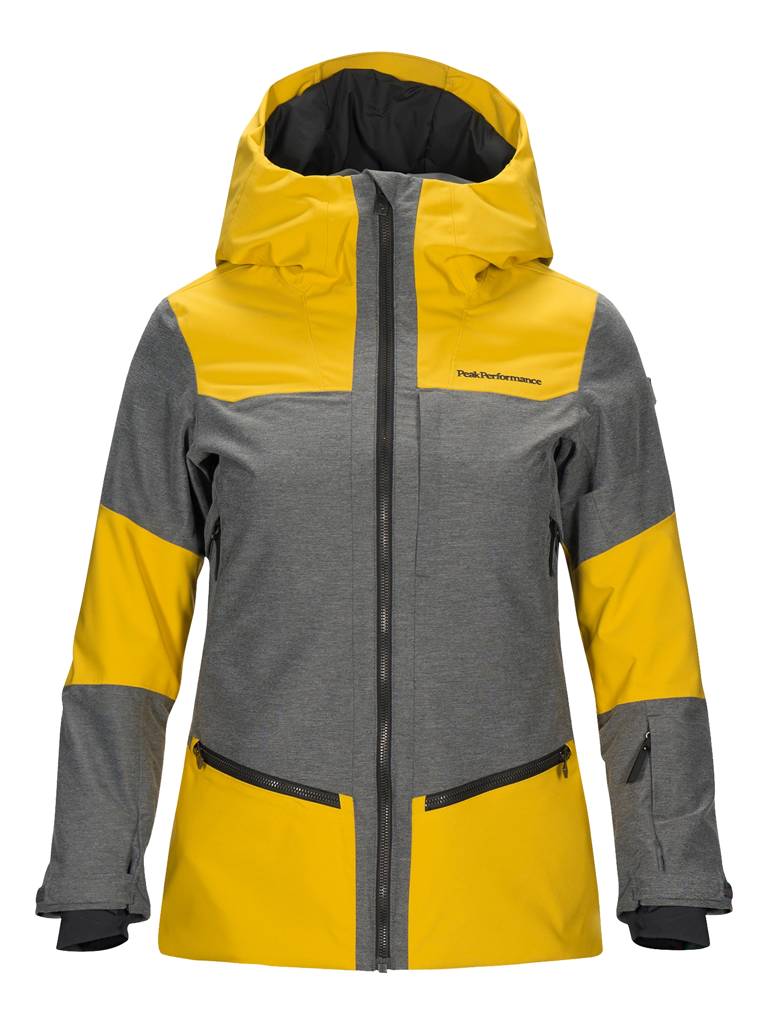 Peak Performance W Balmaz Jacket yellow flow yellow 1