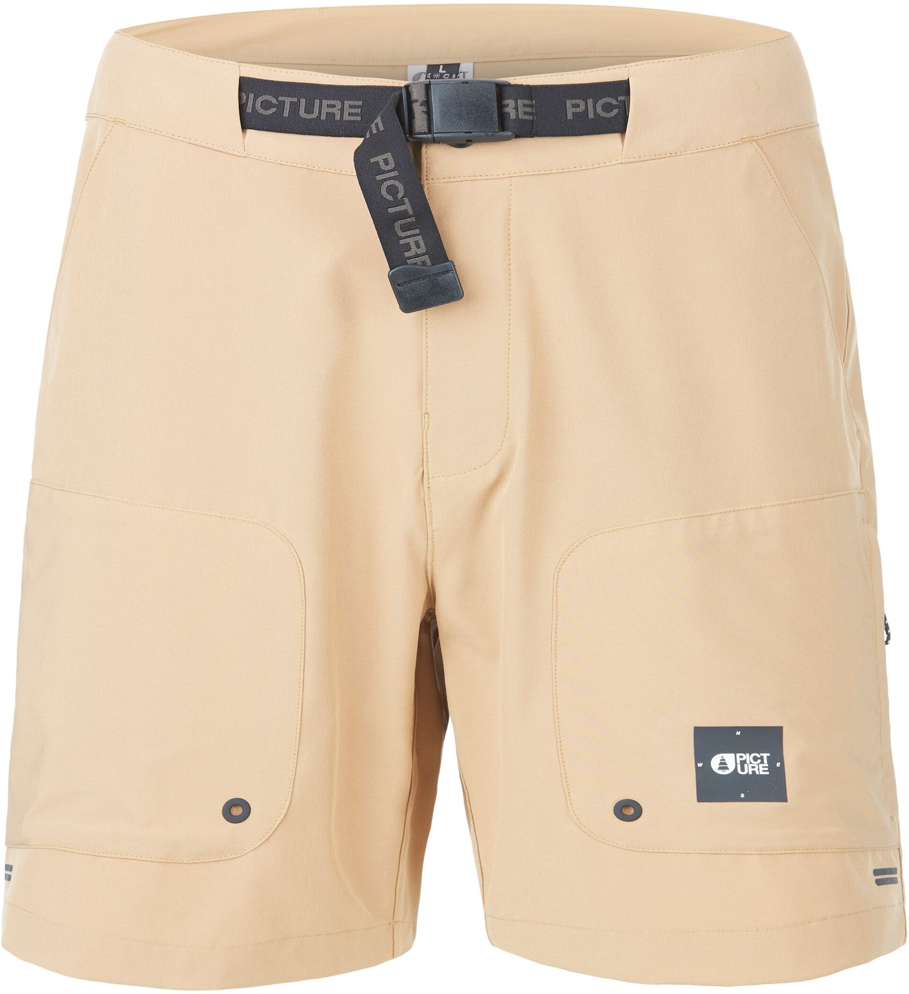 Picture Manni Stretch Shorts dark stone dark stone 1