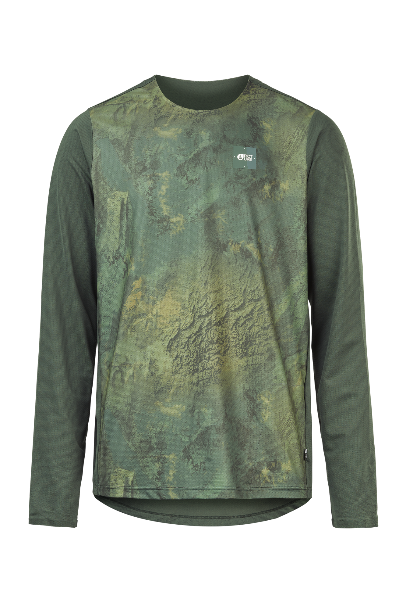 Picture Osborn Printed Longsleeve geology green green 1