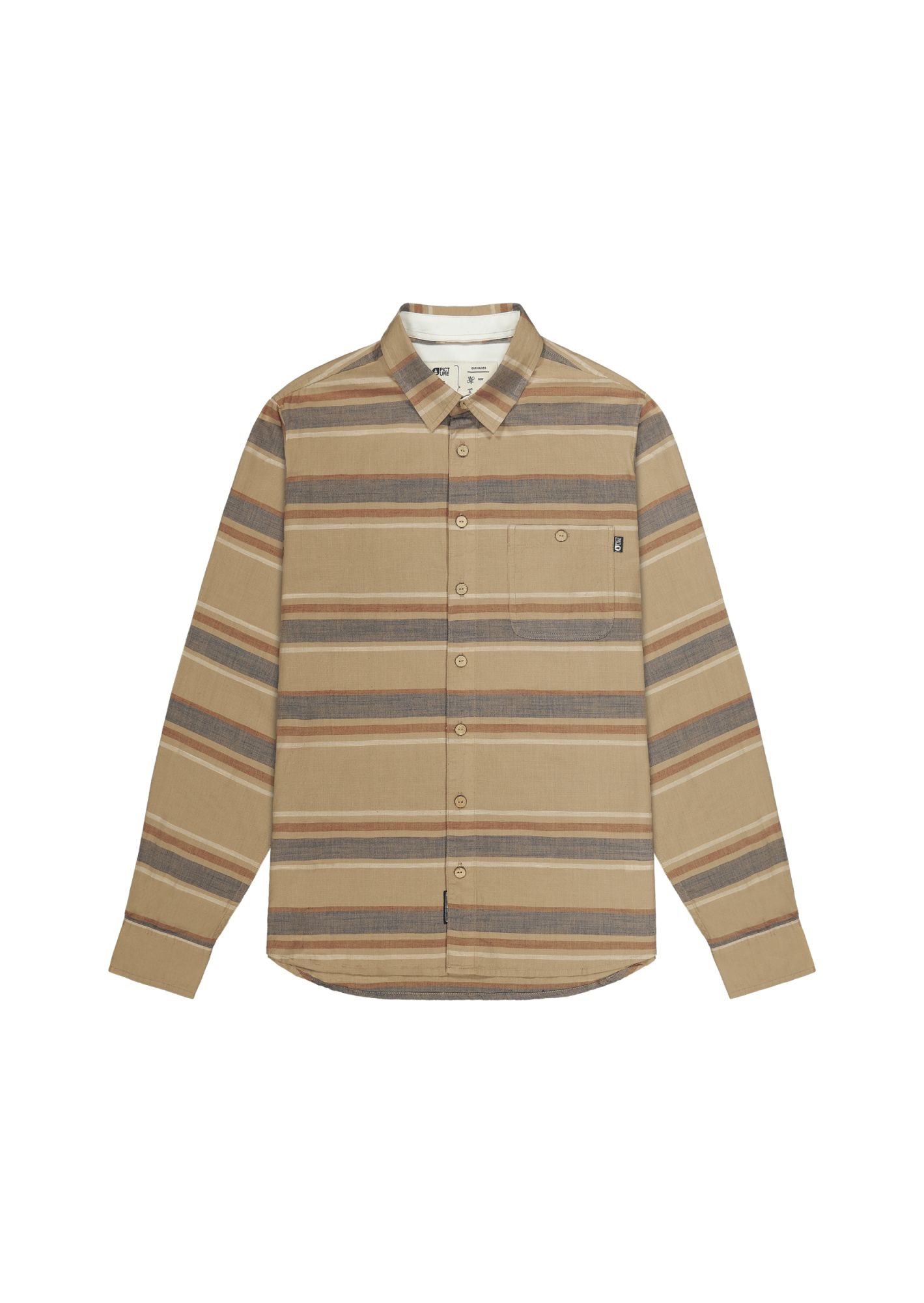 Picture Tahupo Shirt dark stone dark stone 1