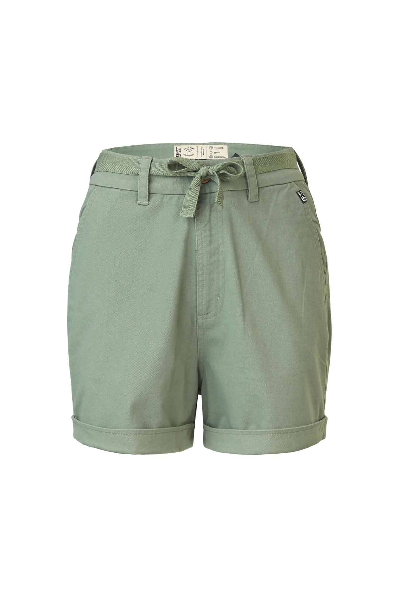 Picture W Anjel Chino Shorts green spray green spray 1