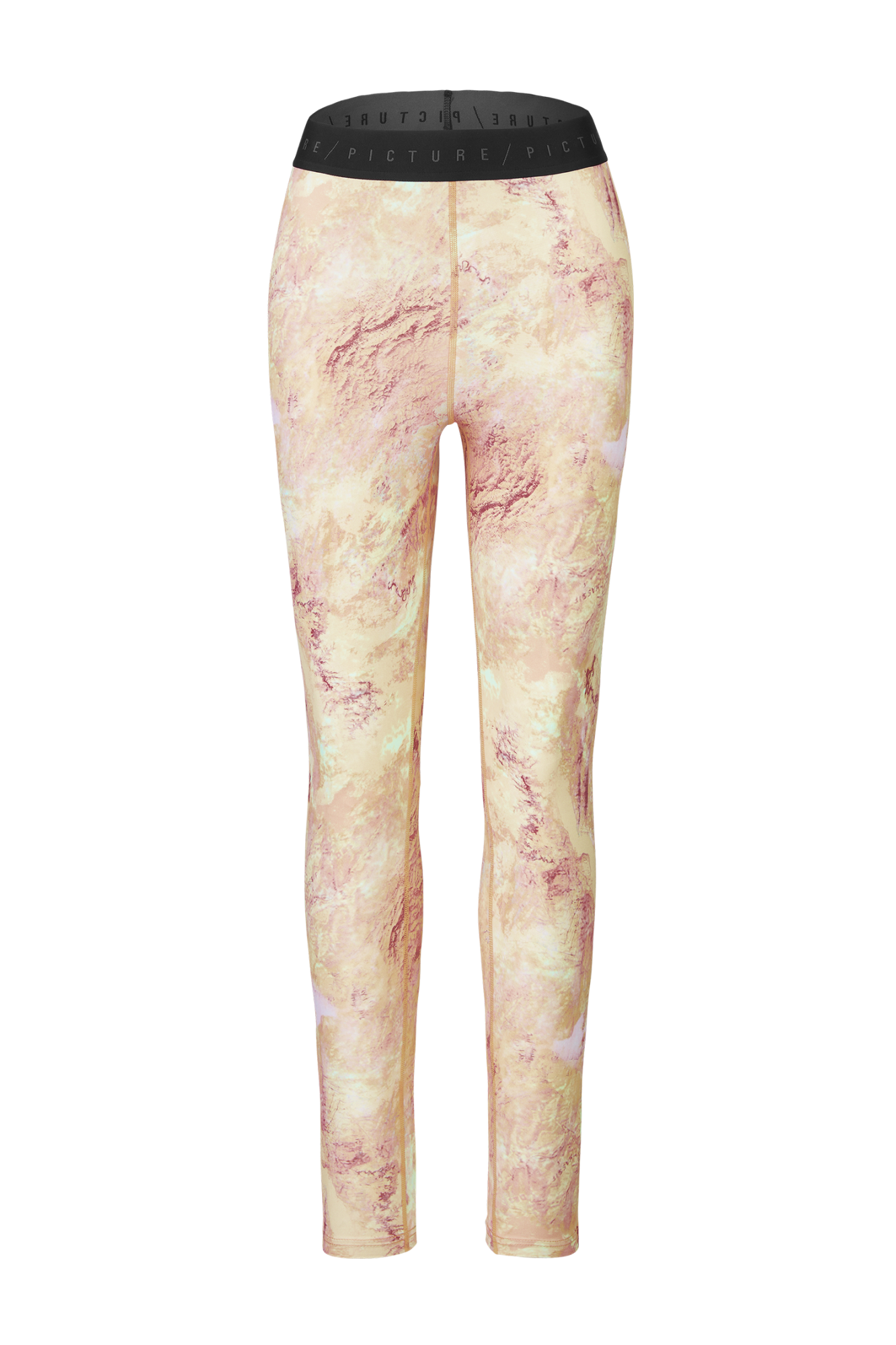 Picture W Caty Printed Leggings geology cream cream 1