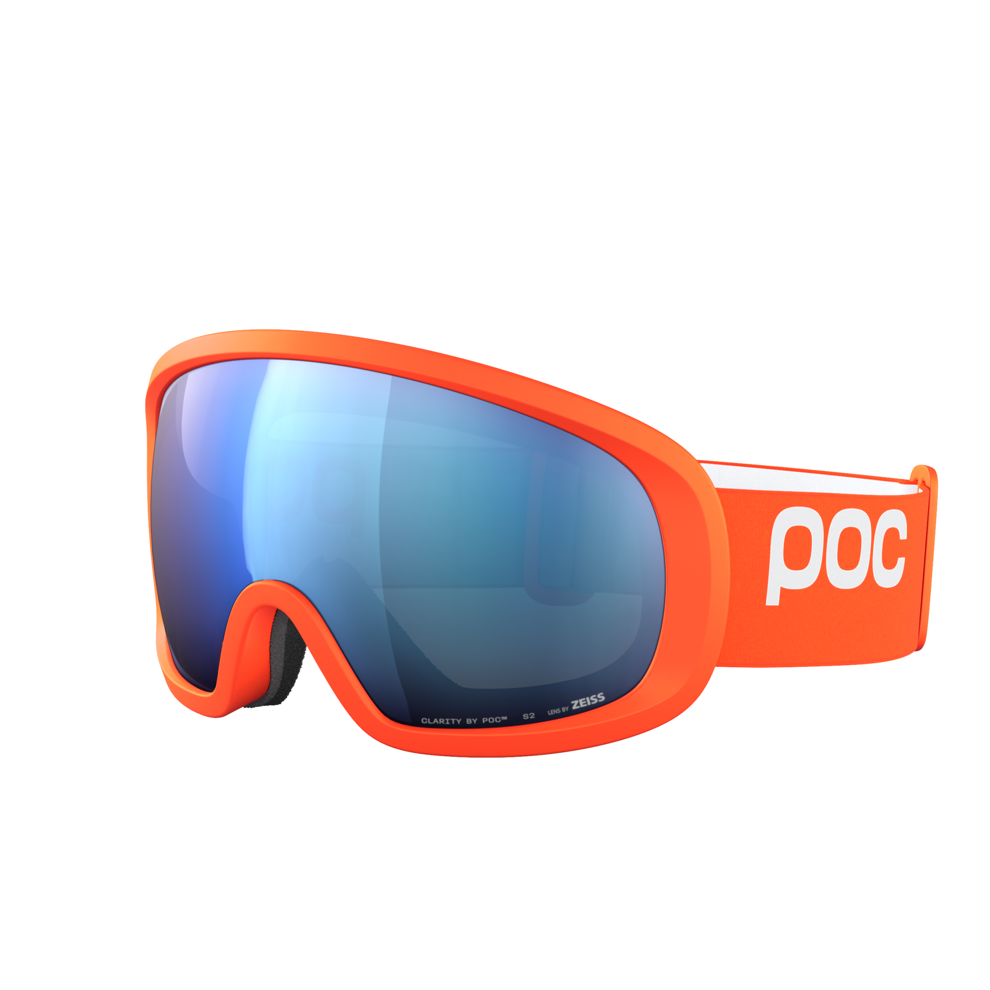 POC Fovea Mid zink orange/partly sunny blue 1