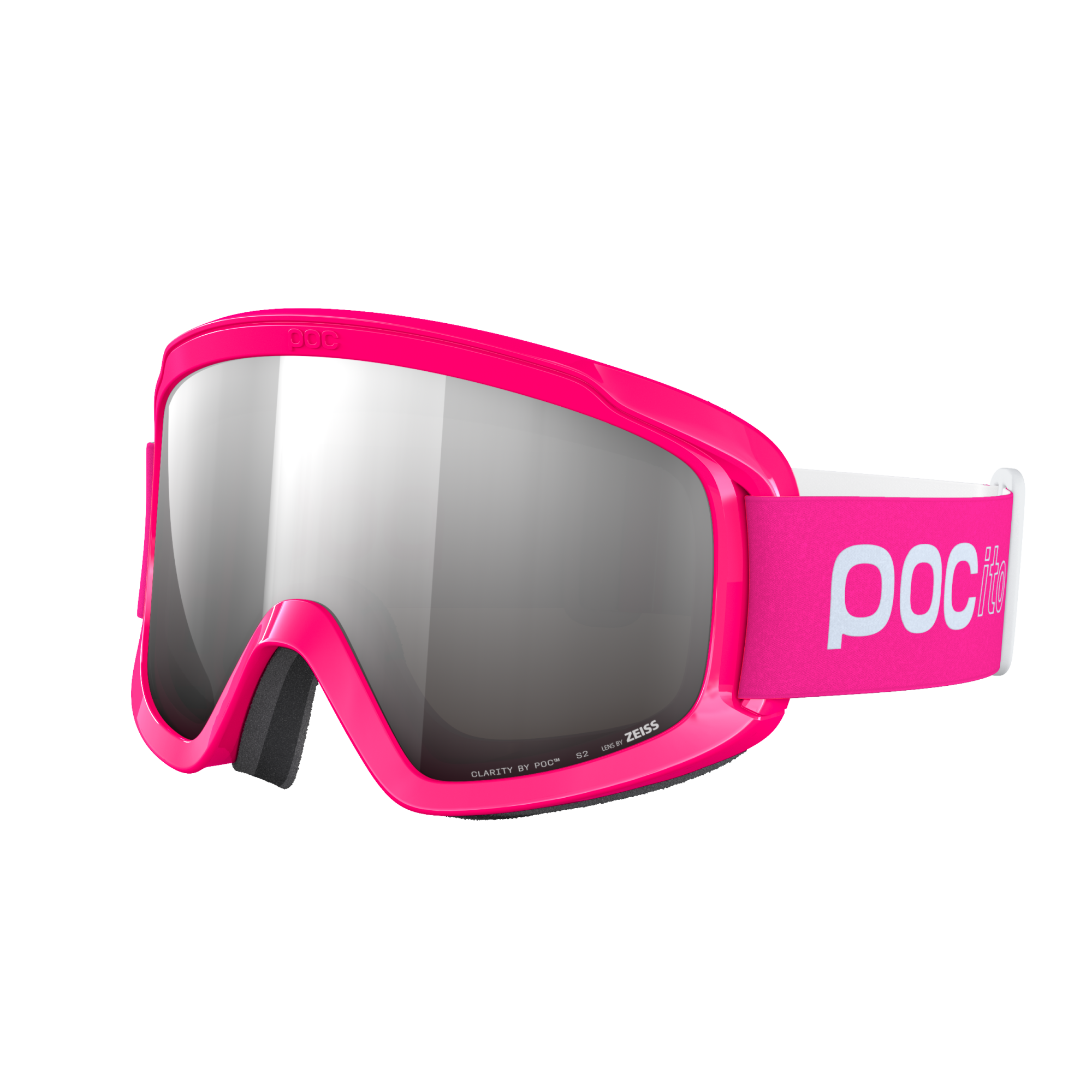 Poc Pocito Obsin fluorescent pink/partly sunny silver silver 1
