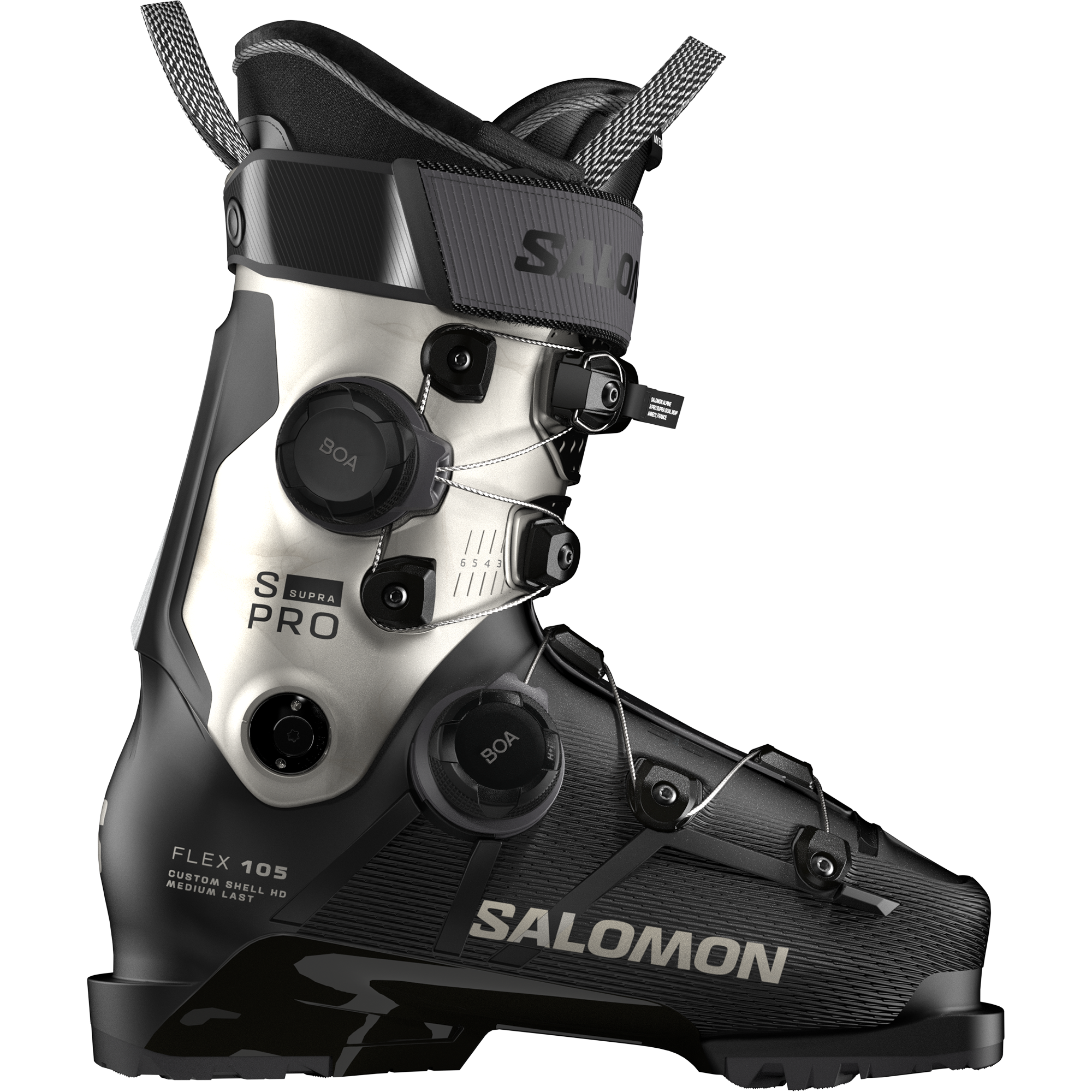 Salomon W S/PRO Supra Dua Boa 105 GW black/light bronze metal 1