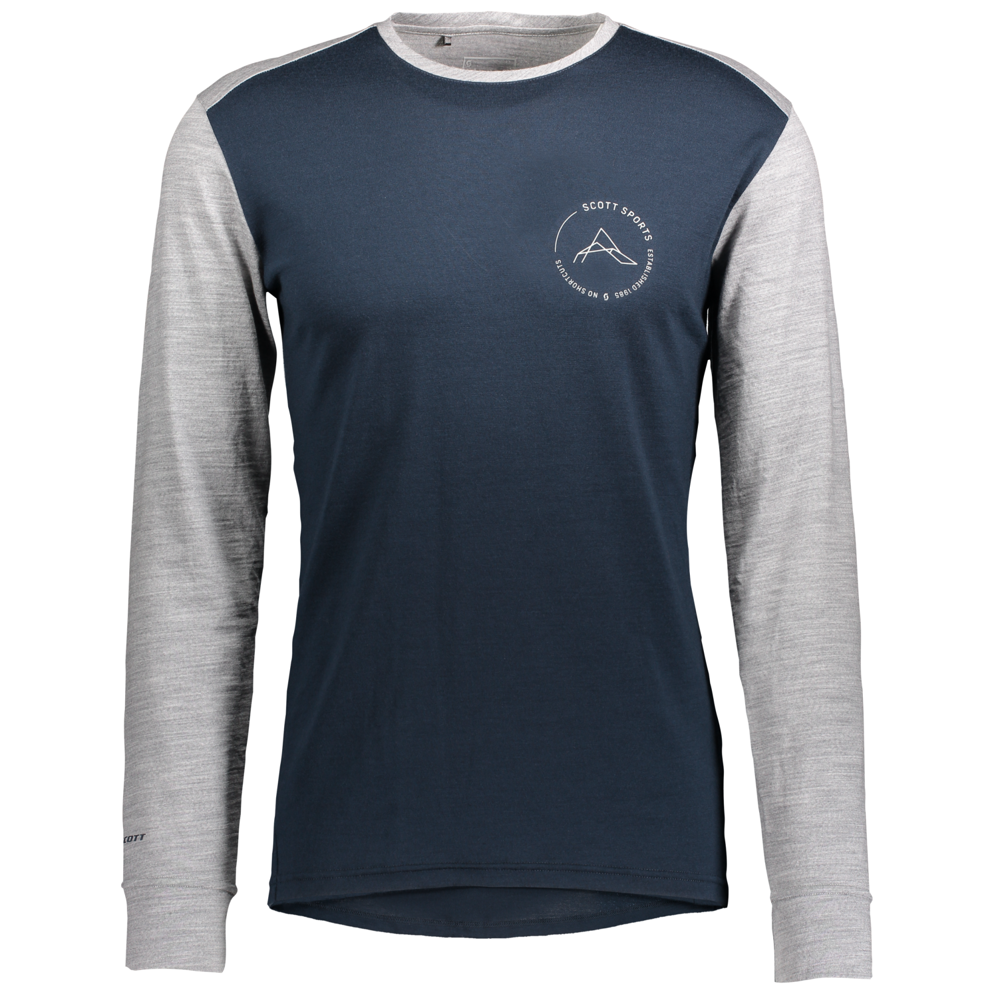 Scott Defined Merino Shirt LS dark blue/light grey dark blue 1