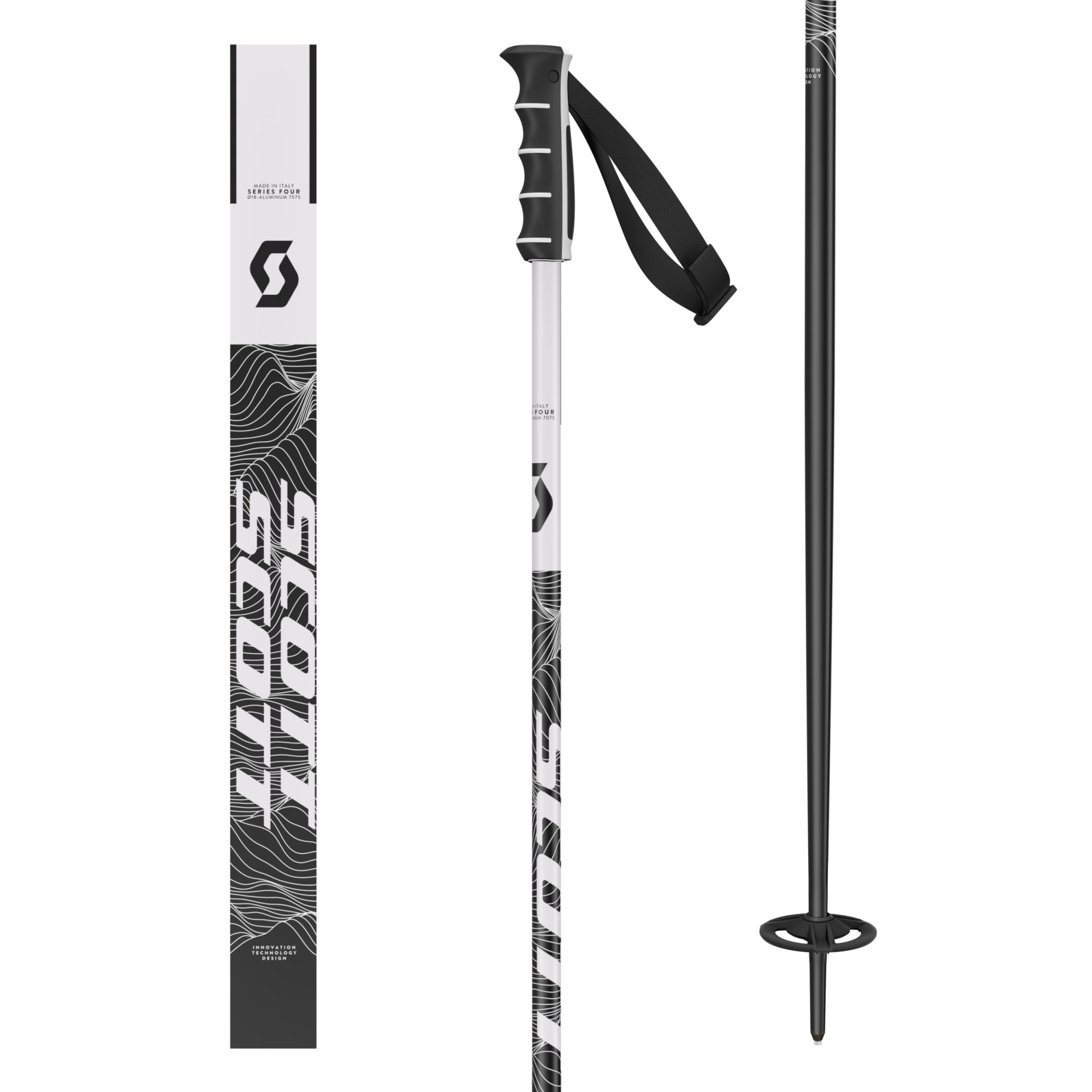 Scott SEA Skistock black 1