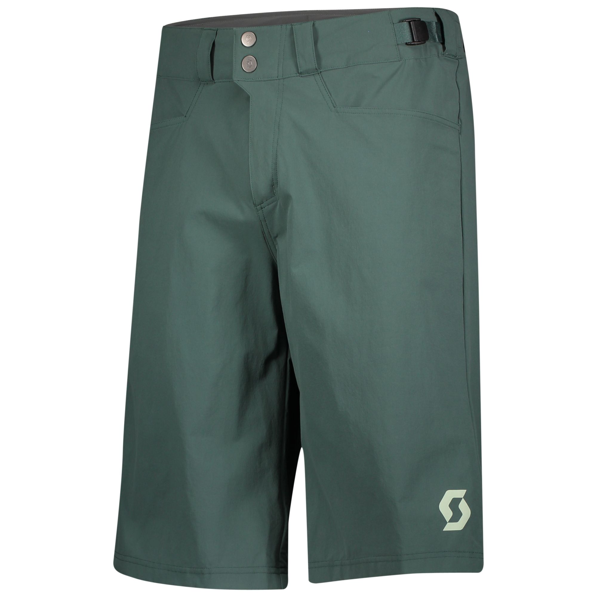 Scott Trail Flow Short (mit Hosenpolster) smoked green green 1