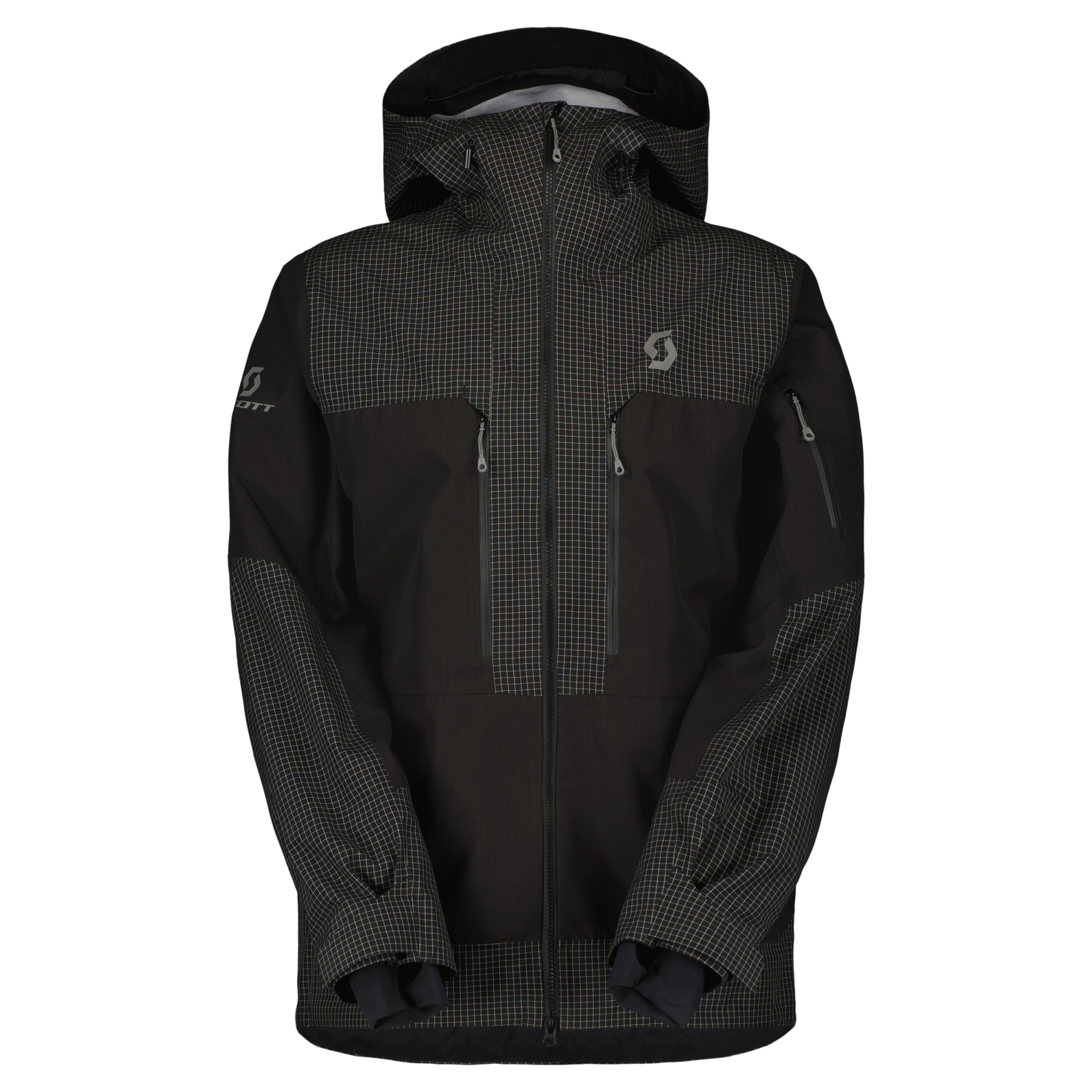 Scott Vertic 3L Ripstop Jacket dust grey/douglas green green 1