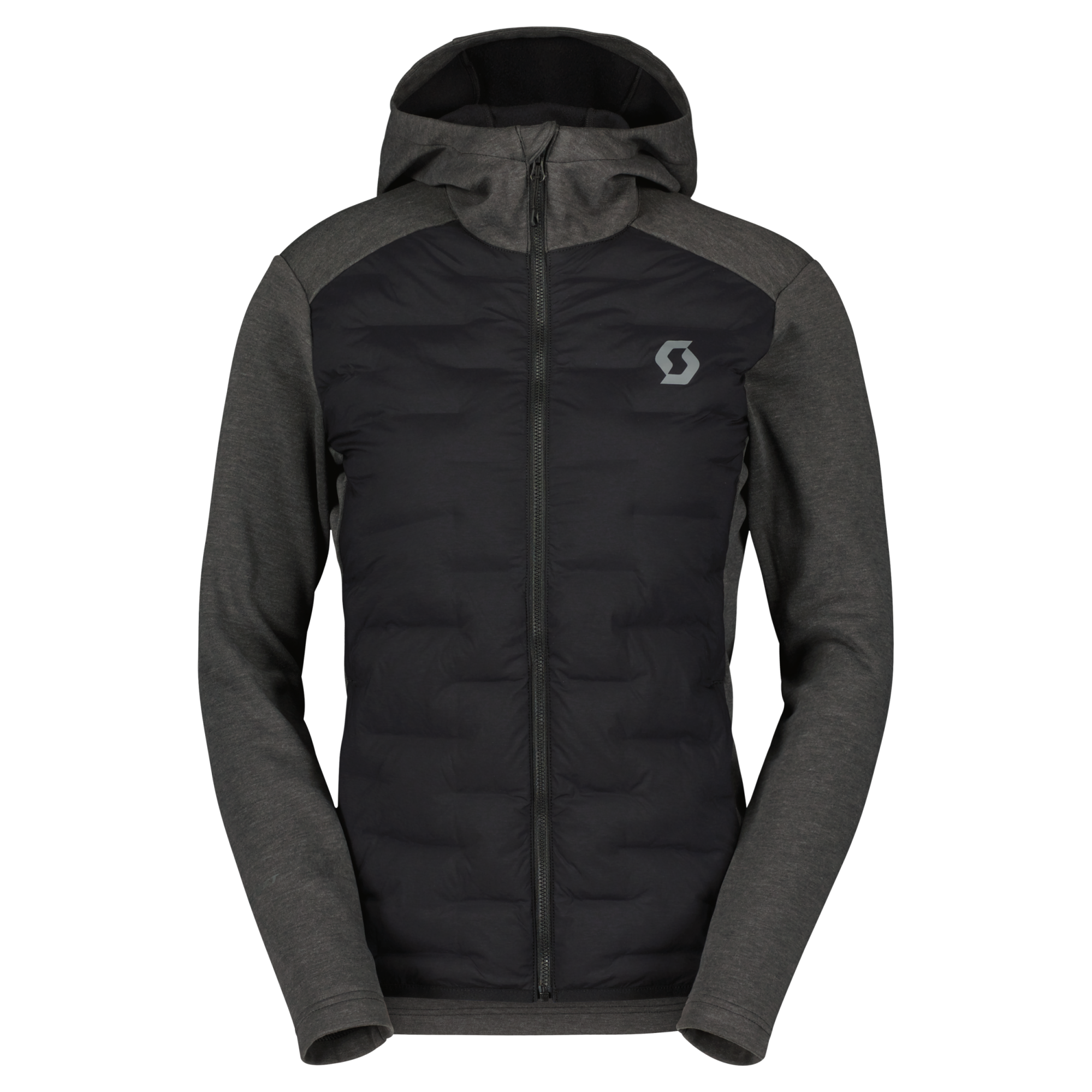 Scott W Defined Warm Hybrid Hoody black black 1