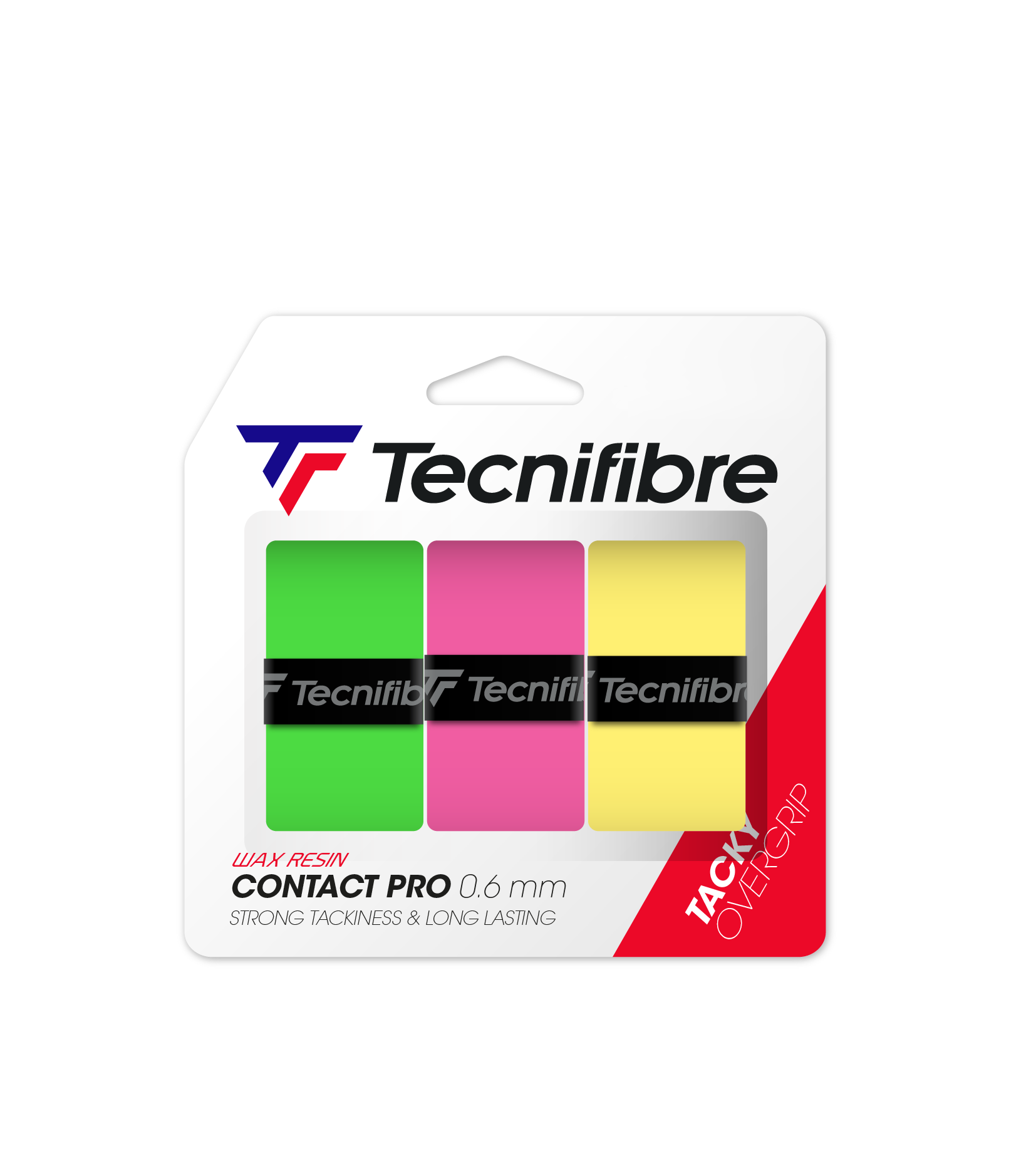 Tecnifibre Pro Contact Overgrip 3er fluo 1