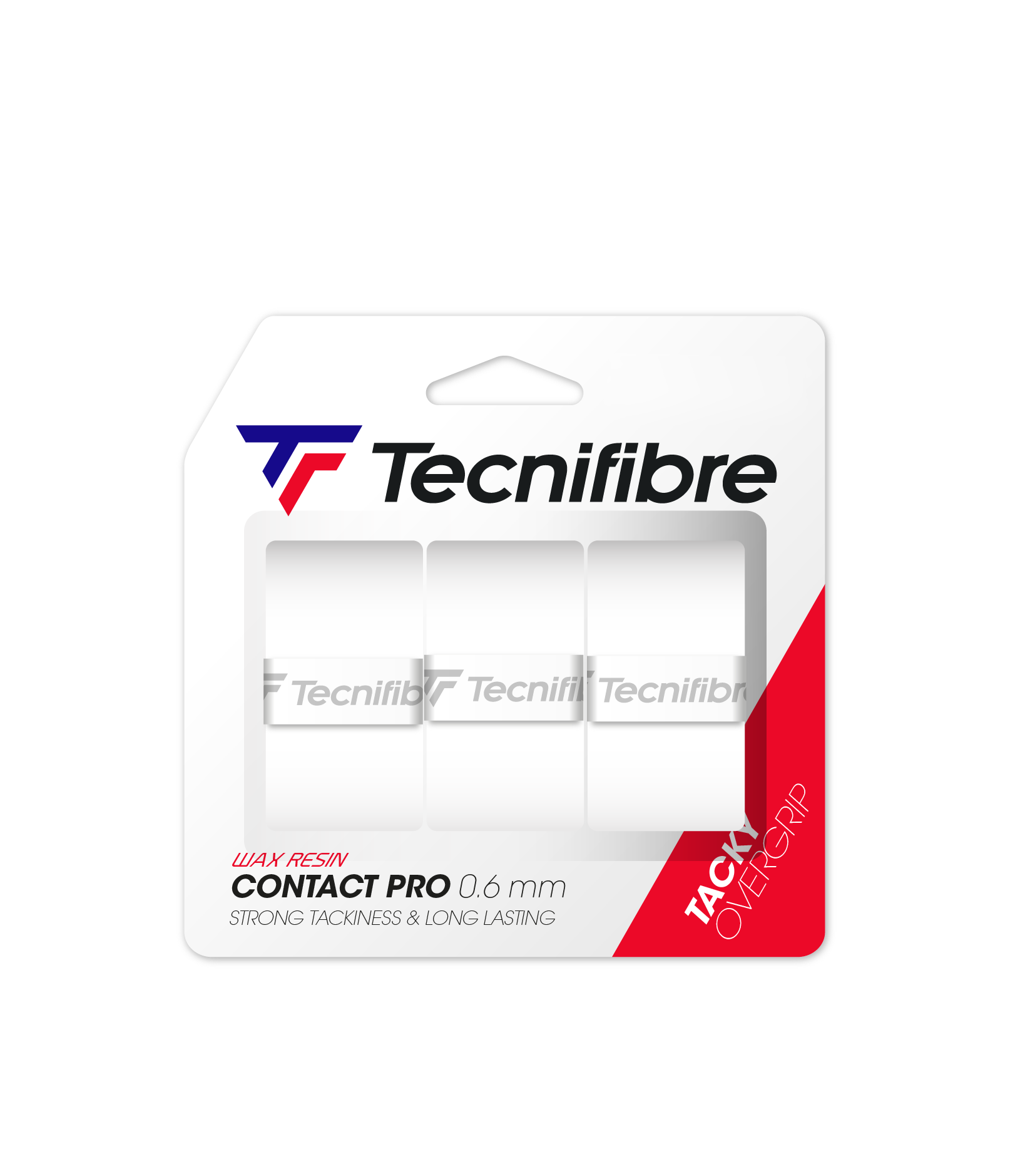 Tecnifibre Pro Contact Overgrip 3er white 1