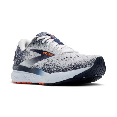 Brooks Ghost 16 white/peacoat/orange orange 