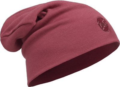 Buff Merino Heavyweight Beanie melange tibetan red 