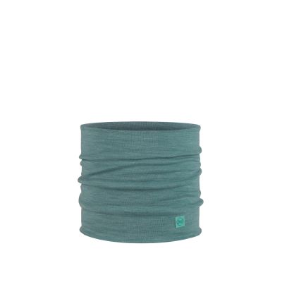 Buff Merino Heavyweight Multifunktionstuch solid pool 