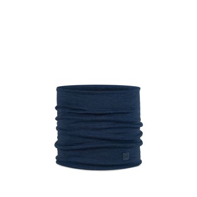 Buff Merino Heavyweight Multifunktionstuch melange nightblue 